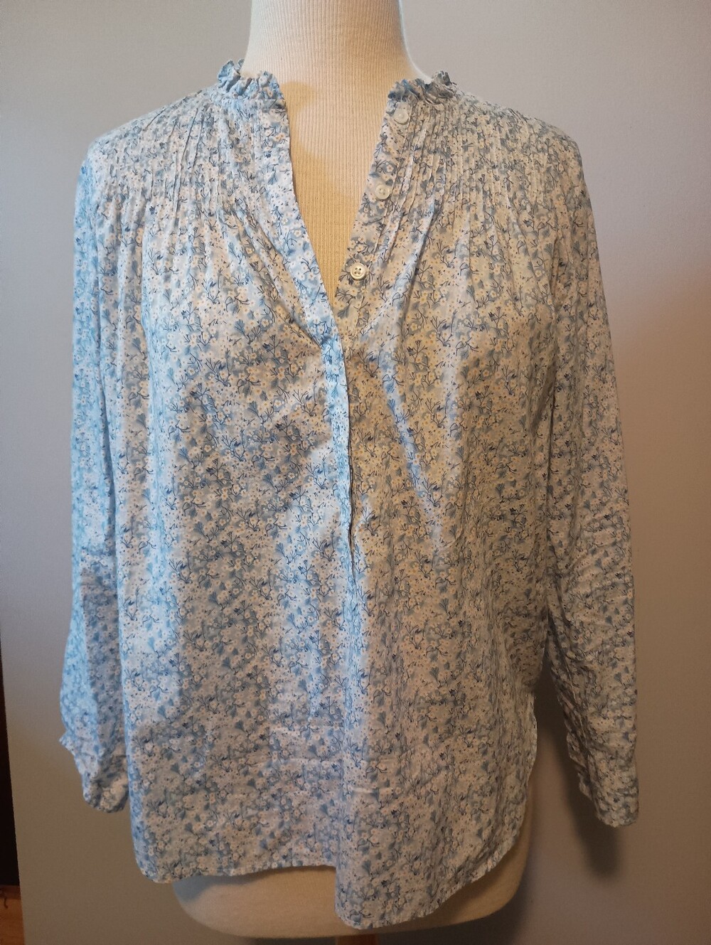 J Crew Liberty London Misti Valeria Popover S